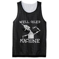 Tin Man Art Well Oiled Machine Retro Wizard Of Oz Mesh Reversible Basketball Jersey Tank