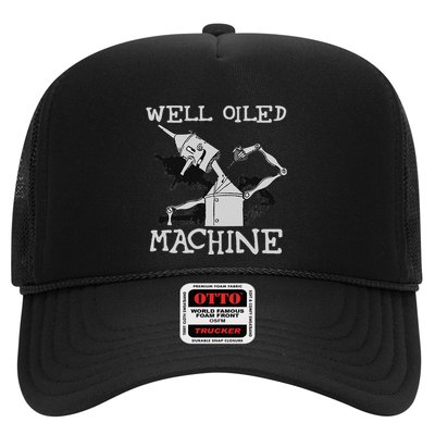 Tin Man Art Well Oiled Machine Retro Wizard Of Oz Trucker Hat