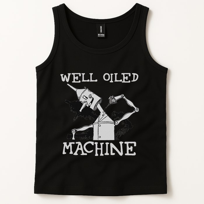 Tin Man Art Well Oiled Machine Retro Wizard Of Oz Tank Top