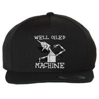 Tin Man Art Well Oiled Machine Retro Wizard Of Oz Wool Snapback Cap
