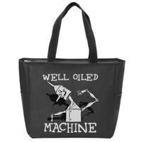 Tin Man Art Well Oiled Machine Retro Wizard Of Oz Zip Tote Bag