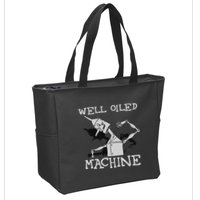 Tin Man Art Well Oiled Machine Retro Wizard Of Oz Zip Tote Bag