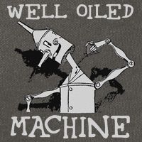 Tin Man Art Well Oiled Machine Retro Wizard Of Oz Cotton Canvas Backpack