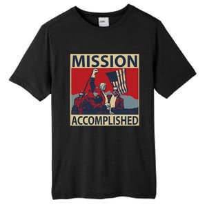 Trump Mission Accomplished Tall Fusion ChromaSoft Performance T-Shirt