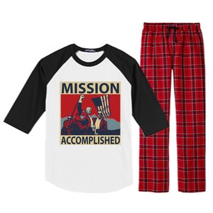 Trump Mission Accomplished Raglan Sleeve Pajama Set