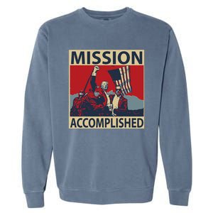 Trump Mission Accomplished Garment-Dyed Sweatshirt