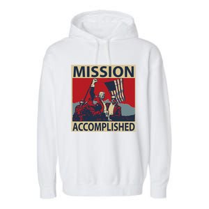 Trump Mission Accomplished Garment-Dyed Fleece Hoodie