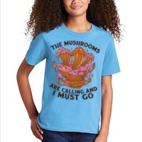 The Mushrooms Are Calling And I Must Go Funny Kids T-Shirt