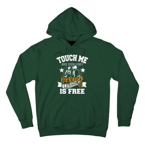 Touch Me And Your First Boxing Lesson Is Free Gym Boxer Hoodie