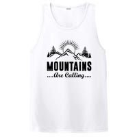 The Mountains Are Calling Funny PosiCharge Competitor Tank