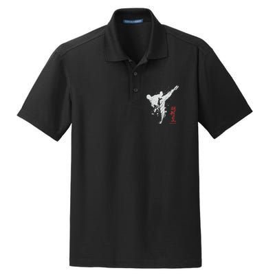 Taekwondo Martial Arts Tkd Gift Dry Zone Grid Polo