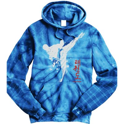 Taekwondo Martial Arts Tkd Gift Tie Dye Hoodie