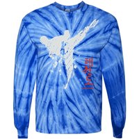 Taekwondo Martial Arts Tkd Gift Tie-Dye Long Sleeve Shirt