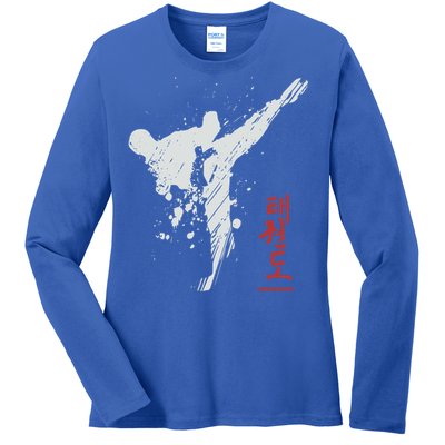 Taekwondo Martial Arts Tkd Gift Ladies Long Sleeve Shirt