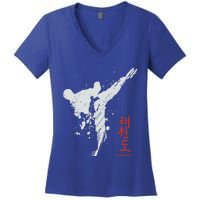 Taekwondo Martial Arts Tkd Gift Women's V-Neck T-Shirt