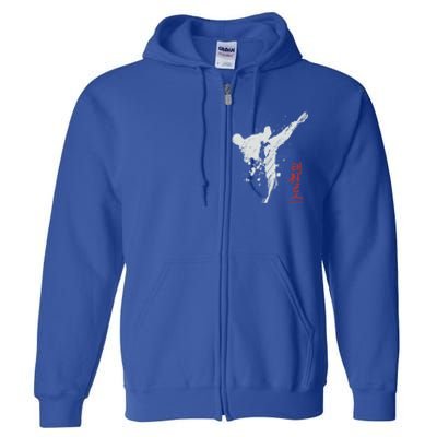 Taekwondo Martial Arts Tkd Gift Full Zip Hoodie