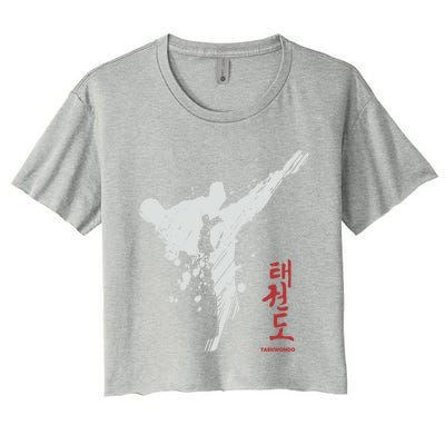 Taekwondo Martial Arts Tkd Gift Women's Crop Top Tee