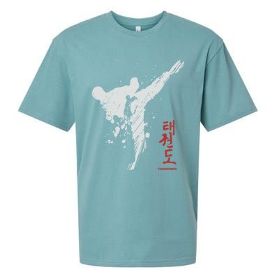 Taekwondo Martial Arts Tkd Gift Sueded Cloud Jersey T-Shirt