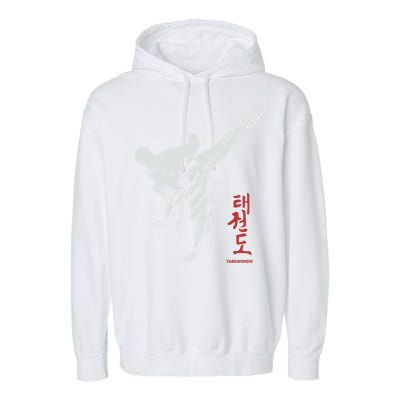 Taekwondo Martial Arts Tkd Gift Garment-Dyed Fleece Hoodie