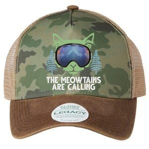 The Meowtains Are Calling Legacy Tie Dye Trucker Hat