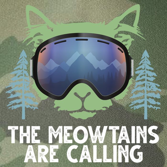 The Meowtains Are Calling Legacy Tie Dye Trucker Hat