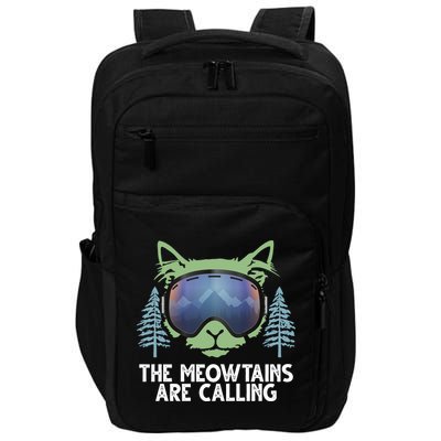 The Meowtains Are Calling Impact Tech Backpack