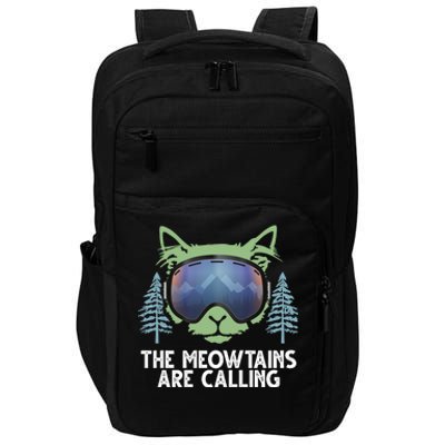 The Meowtains Are Calling Impact Tech Backpack