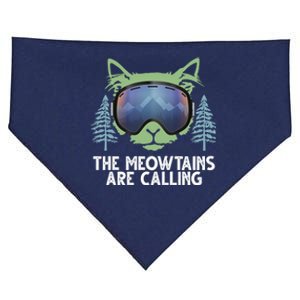 The Meowtains Are Calling USA-Made Doggie Bandana