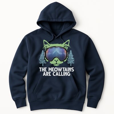The Meowtains Are Calling Hoodie