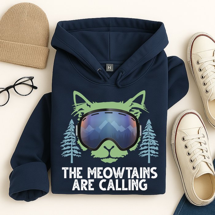 The Meowtains Are Calling Hoodie