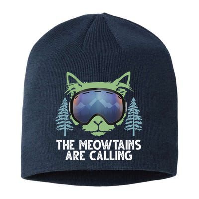 The Meowtains Are Calling Sustainable Beanie