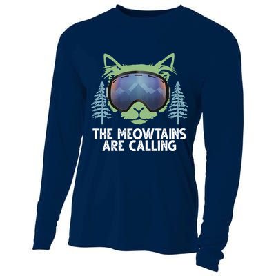 The Meowtains Are Calling Cooling Performance Long Sleeve Crew
