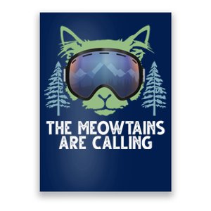 The Meowtains Are Calling Poster