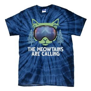 The Meowtains Are Calling Tie-Dye T-Shirt