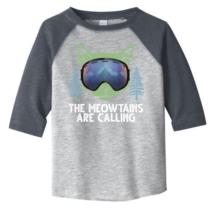 The Meowtains Are Calling Toddler Fine Jersey T-Shirt