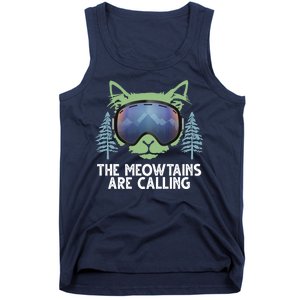 The Meowtains Are Calling Tank Top