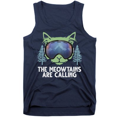 The Meowtains Are Calling Tank Top