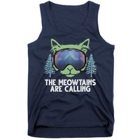 The Meowtains Are Calling Tank Top