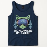 The Meowtains Are Calling Tank Top