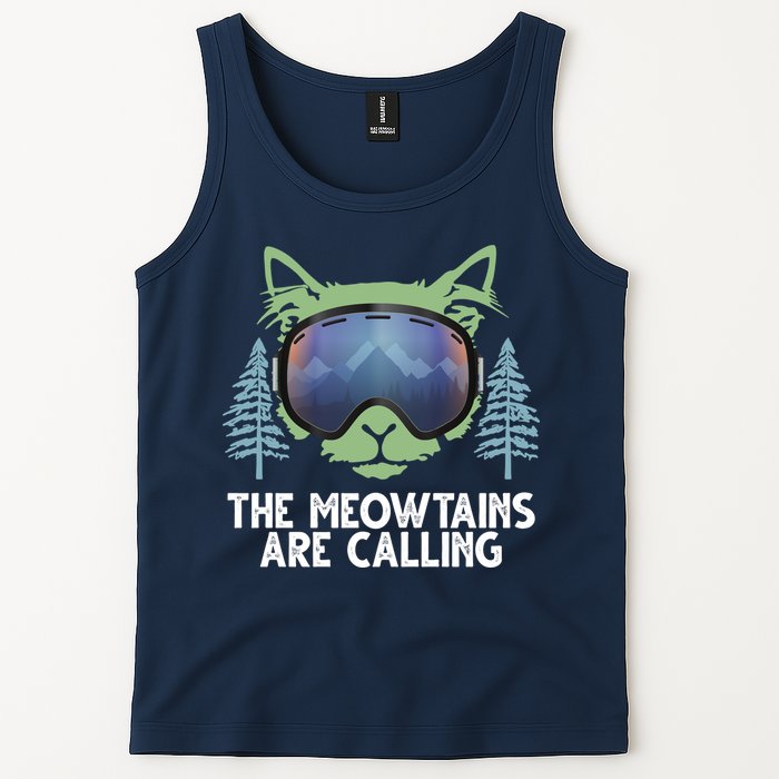The Meowtains Are Calling Tank Top