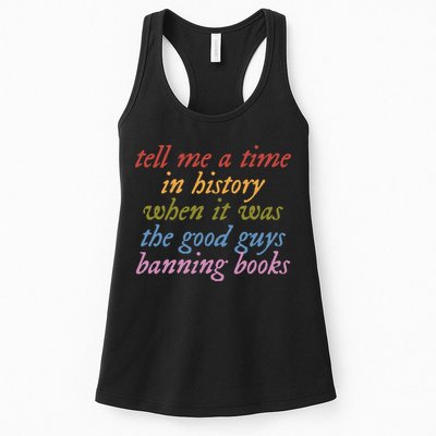 Tell Me A Time In History When It Was The Good Guys Banning Books Womens Tank Top