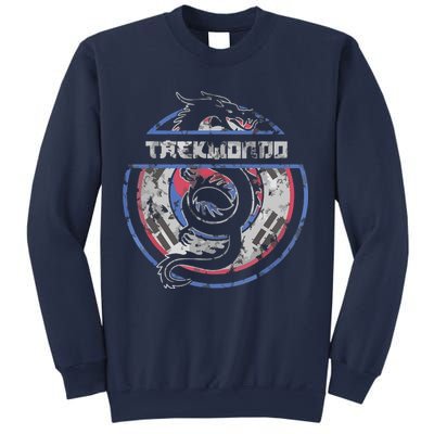 Taekwondo Martial Arts Gift Dragon Korean Flag Sweatshirt
