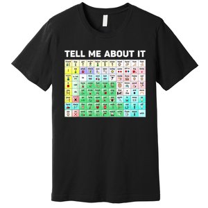 Tell Me About It Speech Language Pathology AAC Sped Teacher Premium T-Shirt