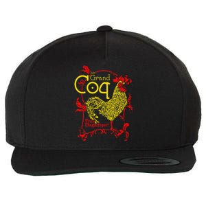 The Majestic And Magnificent Rooster Funny Thanksgiving Wool Snapback Cap