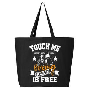 Touch Me And Your First Boxing Lesson Is Free Gym Boxer 25L Jumbo Tote