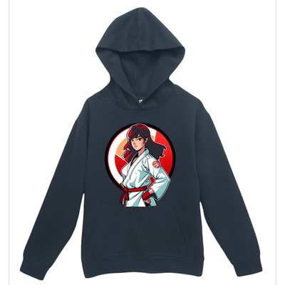 Taekwondo Mom As A Fighter Design Taekwondo Fighter Gift Urban Pullover Hoodie