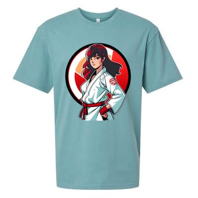 Taekwondo Mom As A Fighter Design Taekwondo Fighter Gift Sueded Cloud Jersey T-Shirt