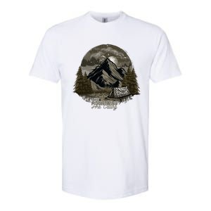 The Mountains Are Calling Adventure Graphic Softstyle CVC T-Shirt