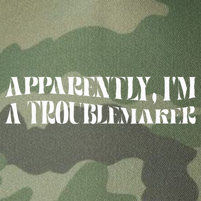 Trouble Maker Apparently IM A Troublemaker Legacy Tie Dye Trucker Hat