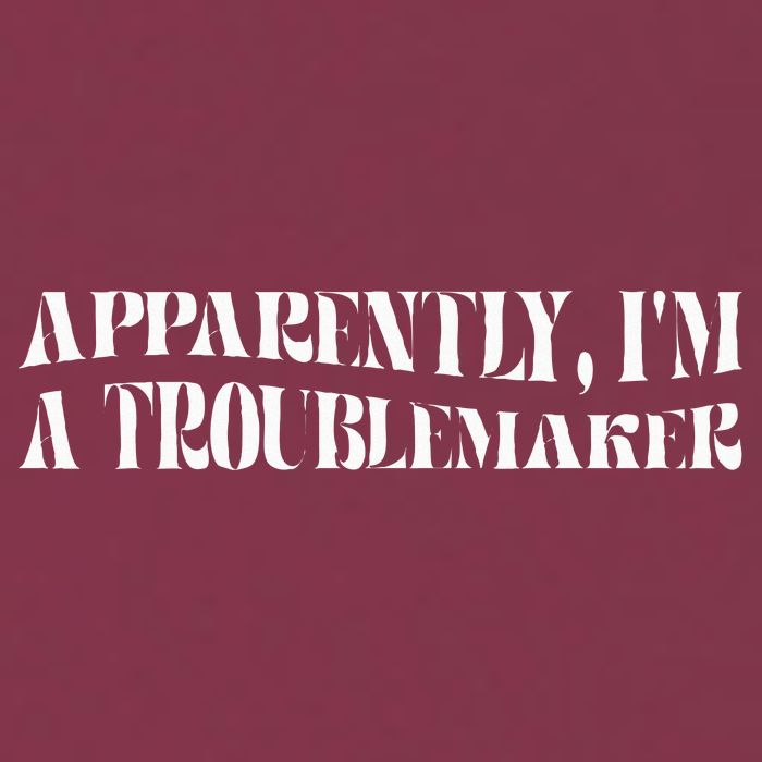 Trouble Maker Apparently IM A Troublemaker 16oz Travel Tumbler